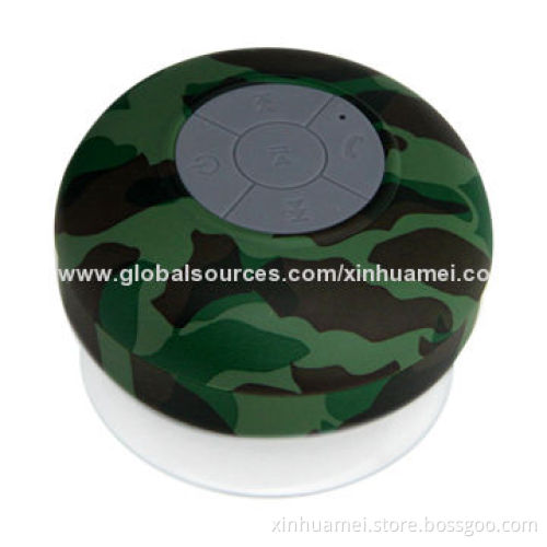 Water-resistant Bluetooth Shower Speaker, 4.2V DC with FM RadioNew